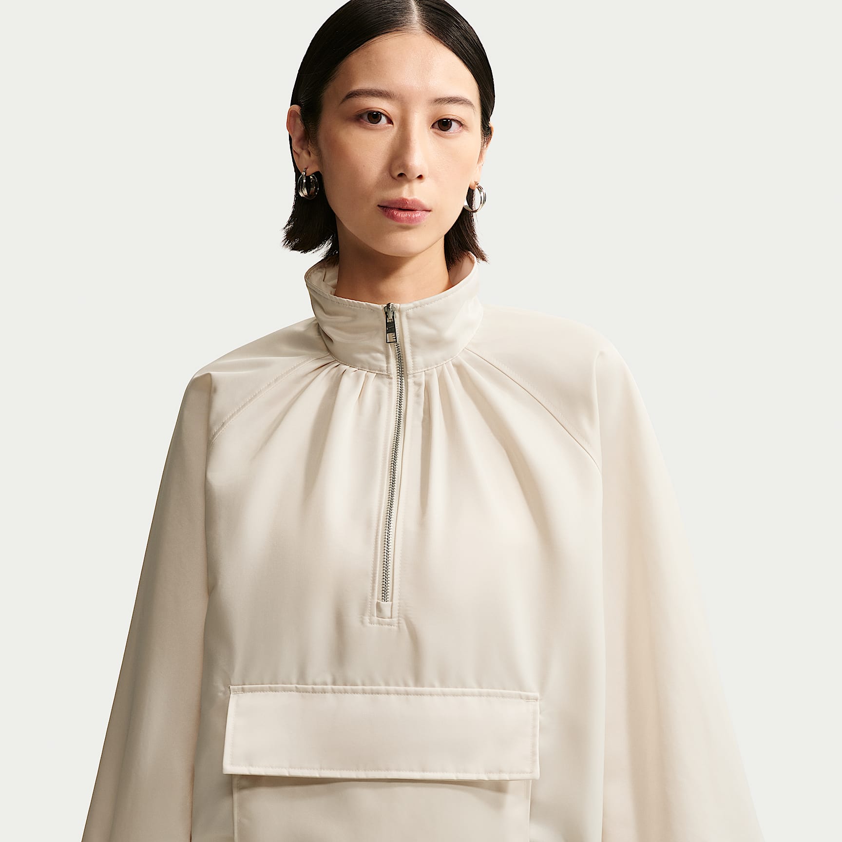 Nike Sportswear Women's Satin 1/4-Zip Anorak. Nike ID